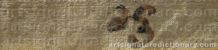 Signature by Hugo ZUHR