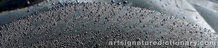 Authentic signature by Bengt EDENFALK on  artwork