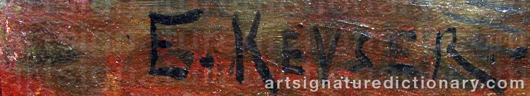 Signature by Elisabeth KEYSER