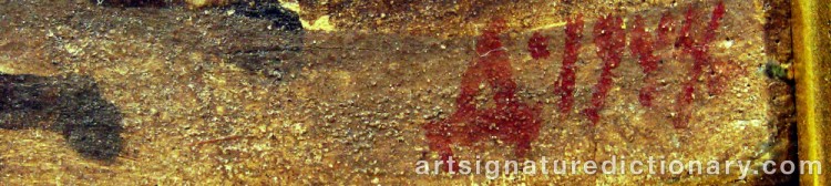 Signature by Alexander Alexandrovich DEINEKA