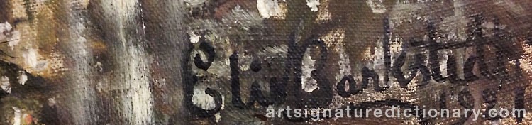 Signature by Elis BARKSTEDT