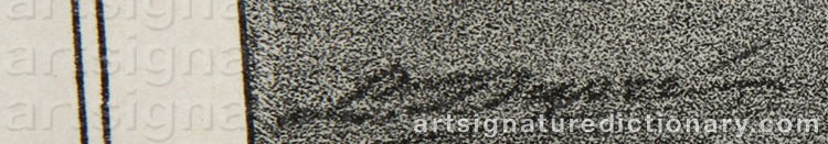 Authentic signature by Louis DUPRÉ on  artwork