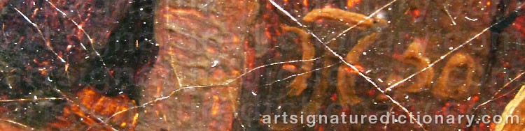 Signature by Adrianus EVERSEN