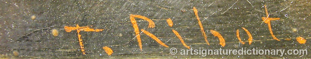 Signature by Théodule Augustin RIBOT