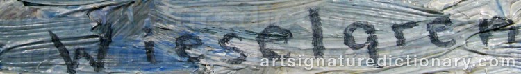 Signature by Gertrud WIESELGREN