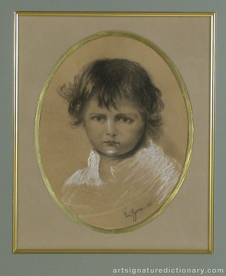 Close-up details showing Anders ZORN signature forgery characteristics