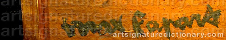 Signature by Max PAPART