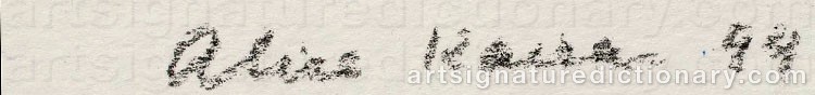 Signature by Alice KAIRA