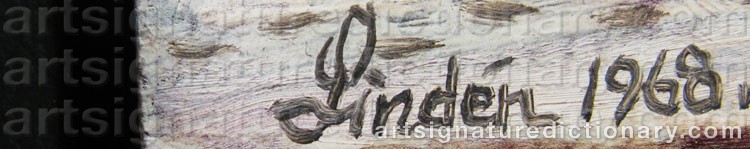 Signature by Ragnar LINDÉN