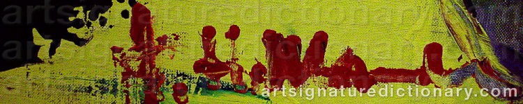 Signature by Helmut MANTEL