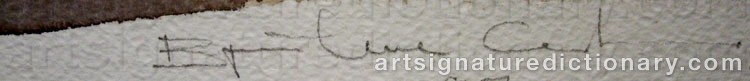 Authentic signature by Björn-Owe ANDERSSON on  artwork