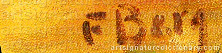 Signature by Frans BERG