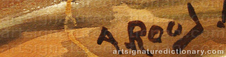 Signature by Alexander ROOS