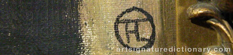 Forged signature of Henri De TOULOUSE-LAUTREC