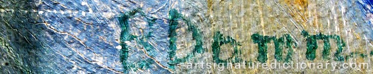 Signature by Bertil DAMM