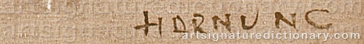 Signature by Preben HORNUNG
