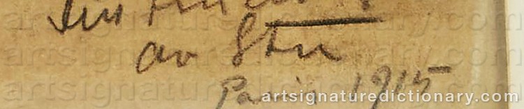 Signature by John STEN