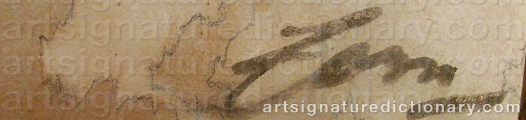Signature by Anders ZORN
