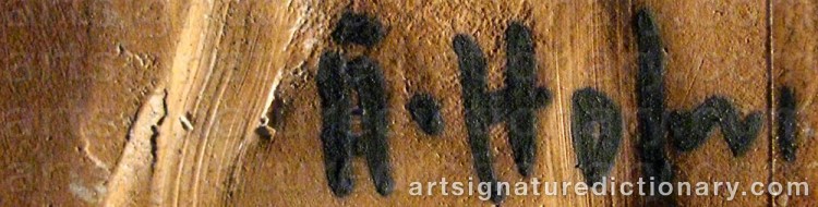 Signature by Åke HOLM