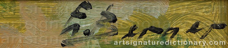 Signature by Einar BERGER