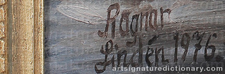 Signature by Ragnar LINDÉN