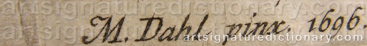 Signature by Michael DAHL