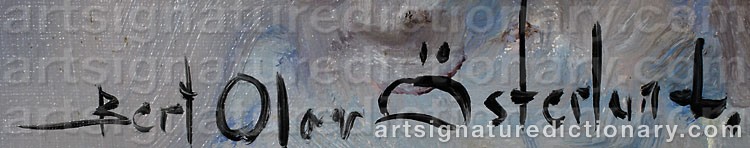 Signature by Bert ÖSTERLUND