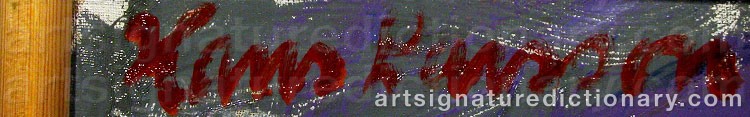 Signature by Hans LARSSON