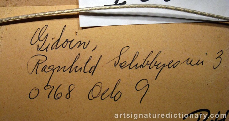 Close-up details showing Carl Wilhelm BARTH signature forgery characteristics