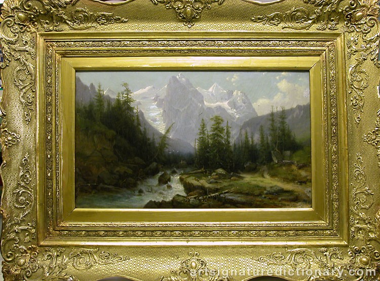 Close-up details showing Carl Adolph NIELSEN signature forgery characteristics