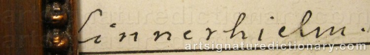 Signature by Jonas Carl LINNERHJELM