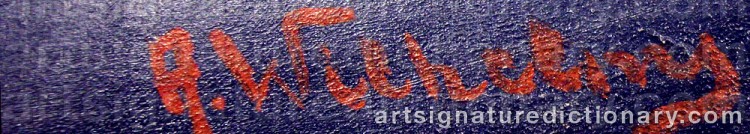 Signature by Alexander WILHELMS