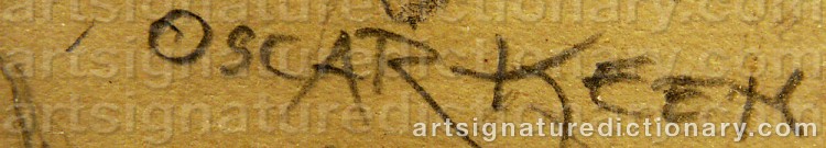 Signature by Oscar KEEN