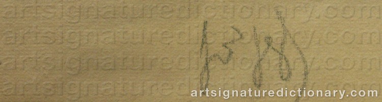 Signature by Louis Auguste Mathieu LEGRAND