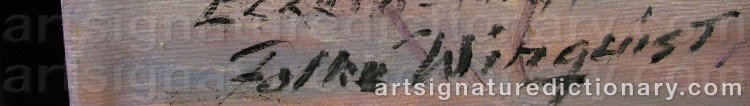 Signature by Folke WINQUIST