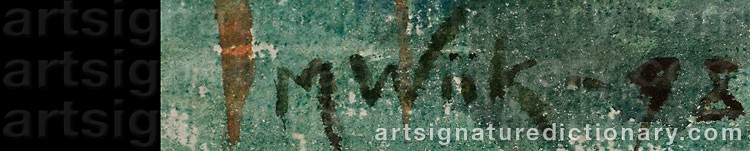 Signature by Maria WIIK