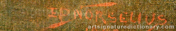 Signature by Erik NORSELIUS