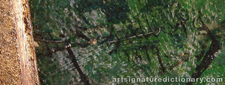 Signature by Hjalmar SANDBERG
