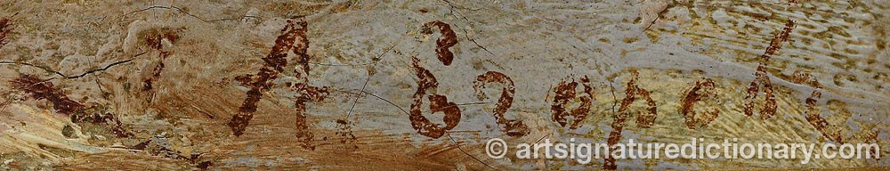 Authentic signature by A. YEGOROV on  artwork