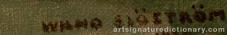 Signature by Wilho SJÖSTRÖM