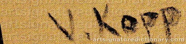 Signature by Viktor KOPP