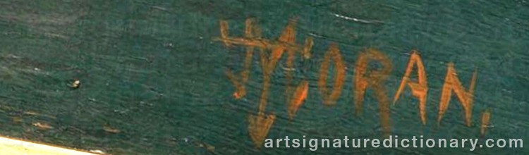 Signature by Thomas MORAN