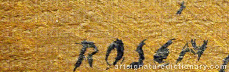 Signature by Kjell ROSÉN