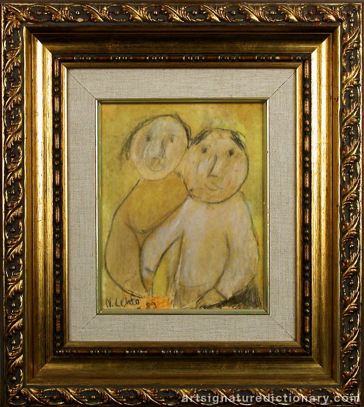 Close-up details showing Nikolai LEHTO signature forgery characteristics