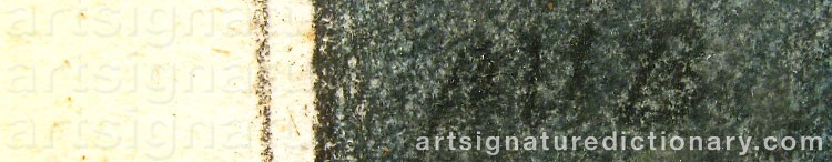 Authentic signature by Anton Ulrik BERNDES on artwork