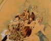 Close-up details showing Jules CHERET signature forgery characteristics
