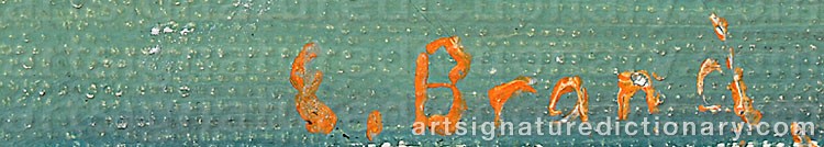 Signature by Erland BRAND