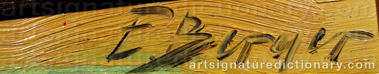 Signature by Einar BERGER