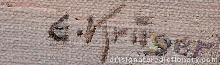 Signature by Einar KRÜGER