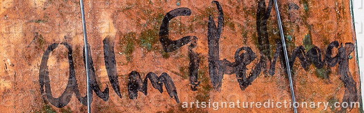 Signature by Allan EBELING
